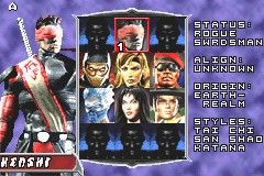 Mortal Kombat Deadly Alliance screenshot 5 for GameBoy Advance